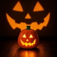 thumbnail image 3 of UALSRZL Halloween Decorations Jack O Lantern, Classic Pumpkin Lights Battery Operated, Vintage Plastic Nightlight for Indoor Outdoor Festival Decor, 3 of 7