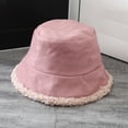 thumbnail image 3 of Travelwant Winter Plush Fuzzy Bucket Hat Faux Fur Shearling Sherpa Fisherman Hats for Women, 3 of 7