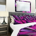 thumbnail image 4 of Designart 'Pink & Purple Ribbons' Modern & Contemporary Duvet Cover Set, 4 of 4