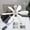 White, variant on Djiypn Portable Ceiling Fan for Camping and Outdoor Use - USB Powered Tent Fan with Powerful 6 Blades, Quiet Operation, Ideal for Bedrooms, Offices, and Hot Weather Situations