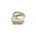 thumbnail image 5 of Eastland Tahiti II Women's Leather Thong Sandals Color: White Size: 6, 5 of 5