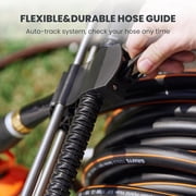 Giraffe Tools Stainless Steel Garden Water Hose Reel Cart with Wheels Heavy Duty