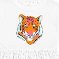 thumbnail image 4 of Inktastic Tiger Head Girls Toddler Dress, 4 of 5