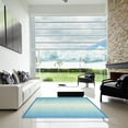 thumbnail image 6 of Ahgly Company Indoor Square Contemporary Mint Green Abstract Area Rugs, 3' Square, 6 of 6