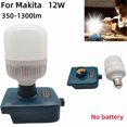 thumbnail image 3 of Luz de Trabajo LED Inalámbrica de 12W Adecuada para Linterna con Bombilla LED de Mano con Batería Makita de 18V, para Situaciones de Emergencia de Acampada Al Aire Libre, 3 of 8