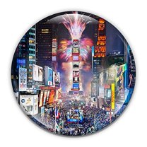 Times Square Paperweight in Gift Box, 3 Inch Crystal Dome, Perfect for House Warming Gift