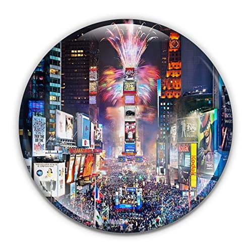 Times Square Paperweight in Gift Box, 3 Inch Crystal Dome, Perfect for House Warming Gift