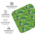thumbnail image 4 of Pofeuu large mouth green color bass fish Print Leather Coasters Set of 6, Round Cups Mugs Mat Pad for Home Kitchen Heat Resistant Drink Coasters,Square, 4 of 7