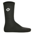 thumbnail image 2 of Calcetines LOTTO 3 Pares de Tenis Unisex, Calcetines Deportivos Terrycloth, Unicolor Negro/Gris/Azul 35-38, 2 of 4