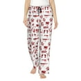thumbnail image 2 of Lsque Halloween Print Women's Pajama Pants, Lounge Pant - Comfortable Home Wear,Elastic Waistband, Stylish Design-Large, 2 of 9
