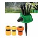 thumbnail image 5 of Aspersor de jardín giratorio automático de gran área con boquillas ajustables, base de pico resistente, sistema de ahorro de agua para césped, macizos de flores y huertos de vegetales., 5 of 5