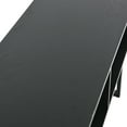 thumbnail image 7 of Household Essentials Jamestown TV Stand Coffee Table with Rectangular Storage Compartments Black Oak Wood Grain and Black Metal, 7 of 7