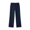 thumbnail image 4 of School Pants for Boys and Girls Zipper Style Chino Pants with Pockets Straight Pants Navy Uniform Pants Back To School Clothes for Tween Clothes 11-12 Years, 4 of 8