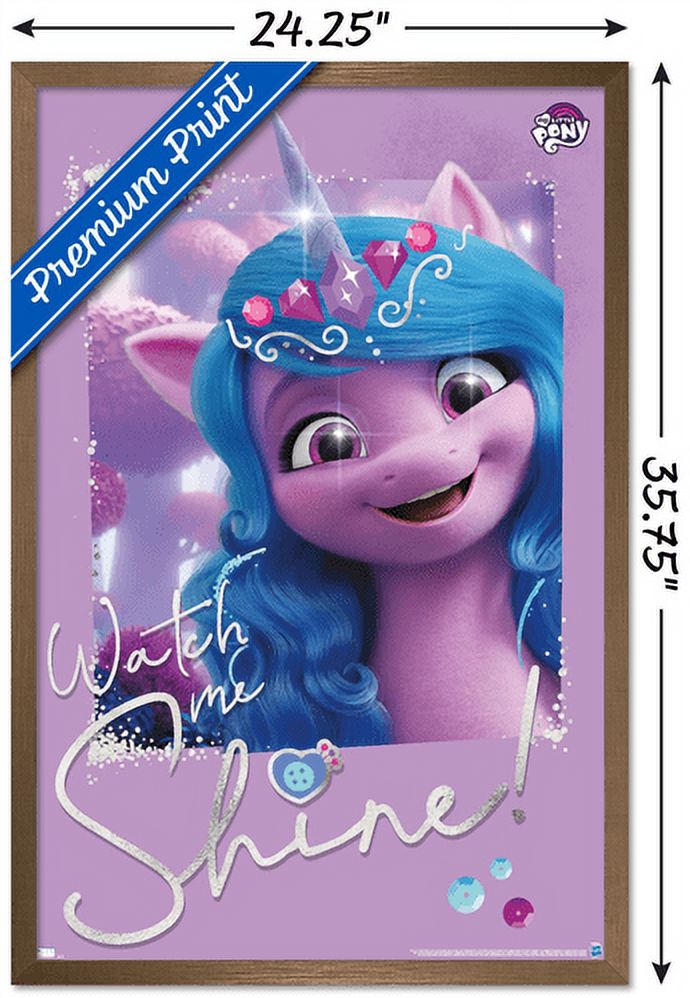 My Little Pony 2 - Watch Me Shine Wall Poster, 22.375" x 34", Framed
