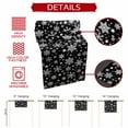 thumbnail image 5 of Table Runner 13x36in Inches Long, Christmas Winter SnowflakesLinen Washable Dresser Scarf Black and WhiteKitchen Dinning Tablerunners for Holiday/Party/Wedding/Home Tables Decor, 5 of 9