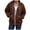 *Brown, variant on VBVC Women's Oversized Full Zip Hooded Sweatshirt , Thumbhole Drawstring Jacket For Women , Ladies' Basic Fall Hoodie with Pockets, Red , S-2XL