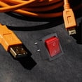 thumbnail image 2 of Red Light Illuminated 4 Pin Dpst On/off Snap In Rocker Switch 16a 20a 250v Ac, 2 of 5