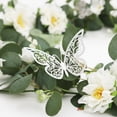 thumbnail image 5 of Inerposs Simulated Butterflies Garland, Artificial Rose and Eucalypts Leaf Vines, Decorative Plant Garland for Home Decoration, Lifelike Greenery for Wedding and Holiday Decor, 5 of 9