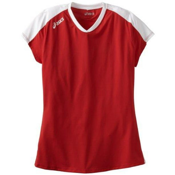 Andere plaatsen beven Vooroordeel ASICS Women's Striker Cap Athletic Shirt, Red / White - Walmart.com