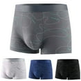 thumbnail image 4 of Mens Large Size Underwear Boxer Briefs Shorts Panties Bulge Pouch Underpants, 4 of 6