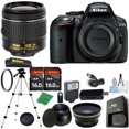 thumbnail image 1 of Cámara Réflex Digital NIKON D5300 DX - Versión Internacional + Lente AF-P de 18-55 Mm + KIT de Inicio + Trípode + 2 Tarjetas SD de 16 Gb + Lector + Estuche + Gran Angular + TELE + FLASH, 1 of 1