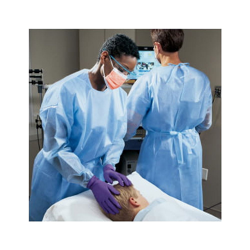 Halyard Health 55083 Nitrile Powder Free Exam Gloves, Disposable, Large, Purple (Pack of 100)