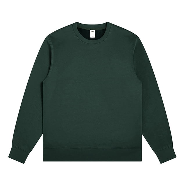 Gibobby Sudaderas sin gorro hombre Sudadera de Cuello Redondo, Las Mejores Sudaderas para Hombre(Verde de menta,G)