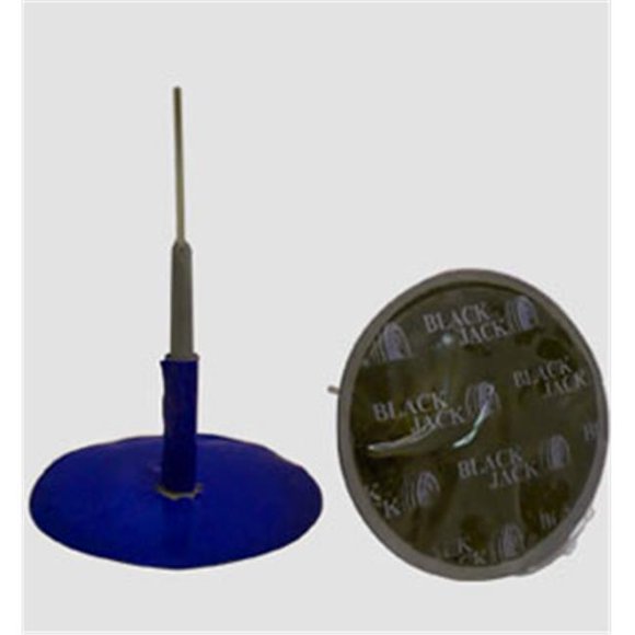 Black Jack Tire Repair BJK-CU-303-12 Patch Plug Combo 0.12 In. Stem
