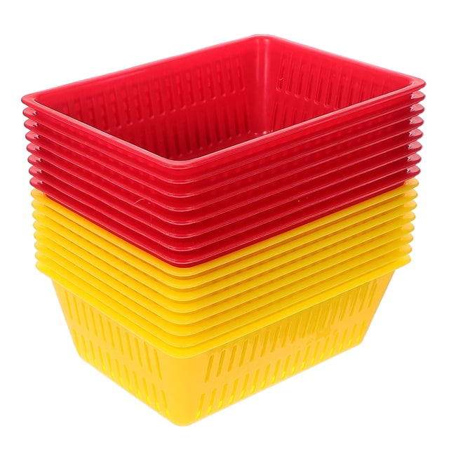 SEWACC Plastic Coin Storage Baskets 16Pcs Game Coins Container for Arcade Owners and Staff