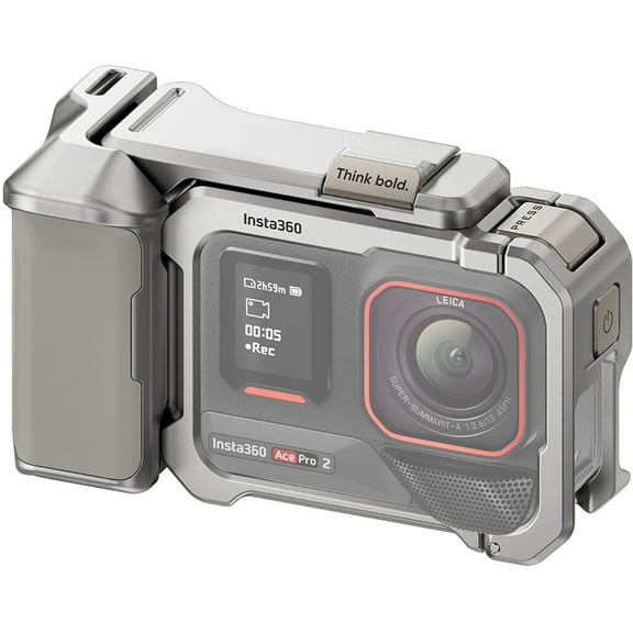 Insta360 Xplorer Grip Kit for Ace Pro 2 and Ace Pro Action Cameras, Moonlight Silver