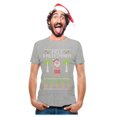 thumbnail image 1 of Tstars Mens Ugly Christmas Sweater Mele Kalikimaka Hawaiian Santa Themed Christmas Gift Funny Humor Holiday Shirts Xmas Party Christmas Gifts for Him T Shirt Ugly Xmas Sweater, 1 of 5