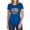 Royal, variant on JLA Storm Logo Women's T Shirt, Black, Medium
