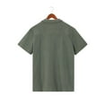 thumbnail image 3 of Handshe Men's Summer Solid Color Lapel Short - Sleeved Shirt, 3 of 3