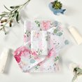 thumbnail image 5 of Coolnut 3 PCS Towel Gorgeous & Elegant Flowers Cotton Bath Towel Set (1 Bath Towel, 1 Hand Towel, 1 Washcloth) for Bathroom, Super Soft and Quick Dry Towels, 5 of 6