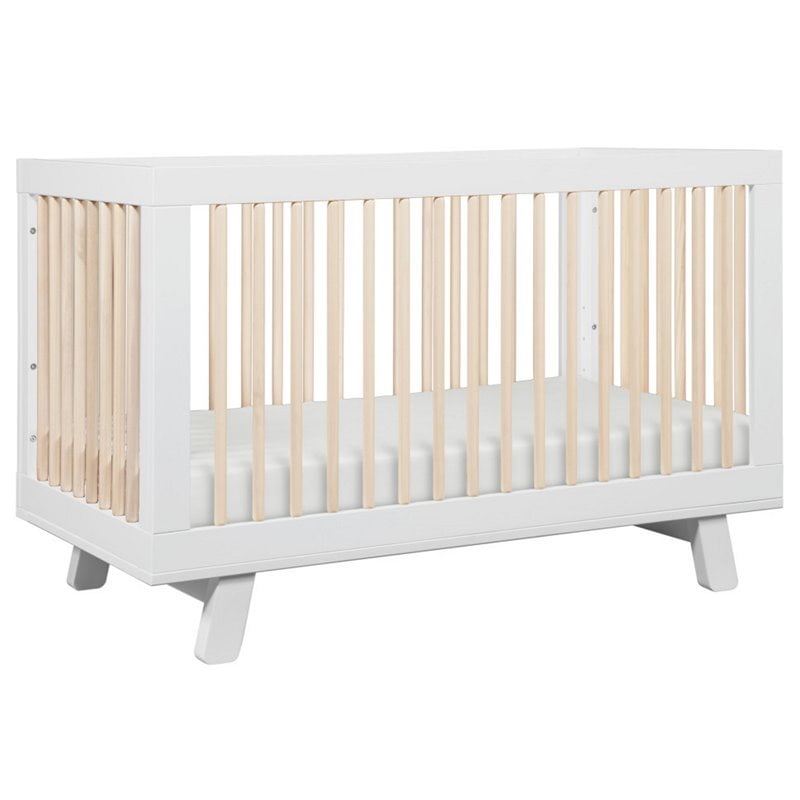 Photo 1 of Babyletto Hudson 3-in-1 Convertible Crib - White/Washed Natural