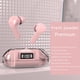 thumbnail image 2 of Auriculares Bluetooth de alta gama transparentes con reducción de ruido en la oreja, pantalla digital, teléfono móvil universal., 2 of 2