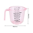 thumbnail image 3 of 150/300/600ml Plastic Measuring Cups Laboratory Tableware Baking Cooking Tool Tableware Volumetric Measure Container Winemaking Accessories Pink 150ml, 3 of 9