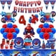 thumbnail image 2 of Decoración de cumpleaños de Spiderman, suministros para fiestas, vajilla desechable, vasos de papel, platos, telón de fondo, pancarta, mantel, baby shower para niños, 2 of 5