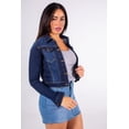 thumbnail image 4 of SKYLINEWEARS Women Denim Short Skirts Mid Waisted Washed Bodycon Mini A-Line Denim Jean Skirt, 4 of 7