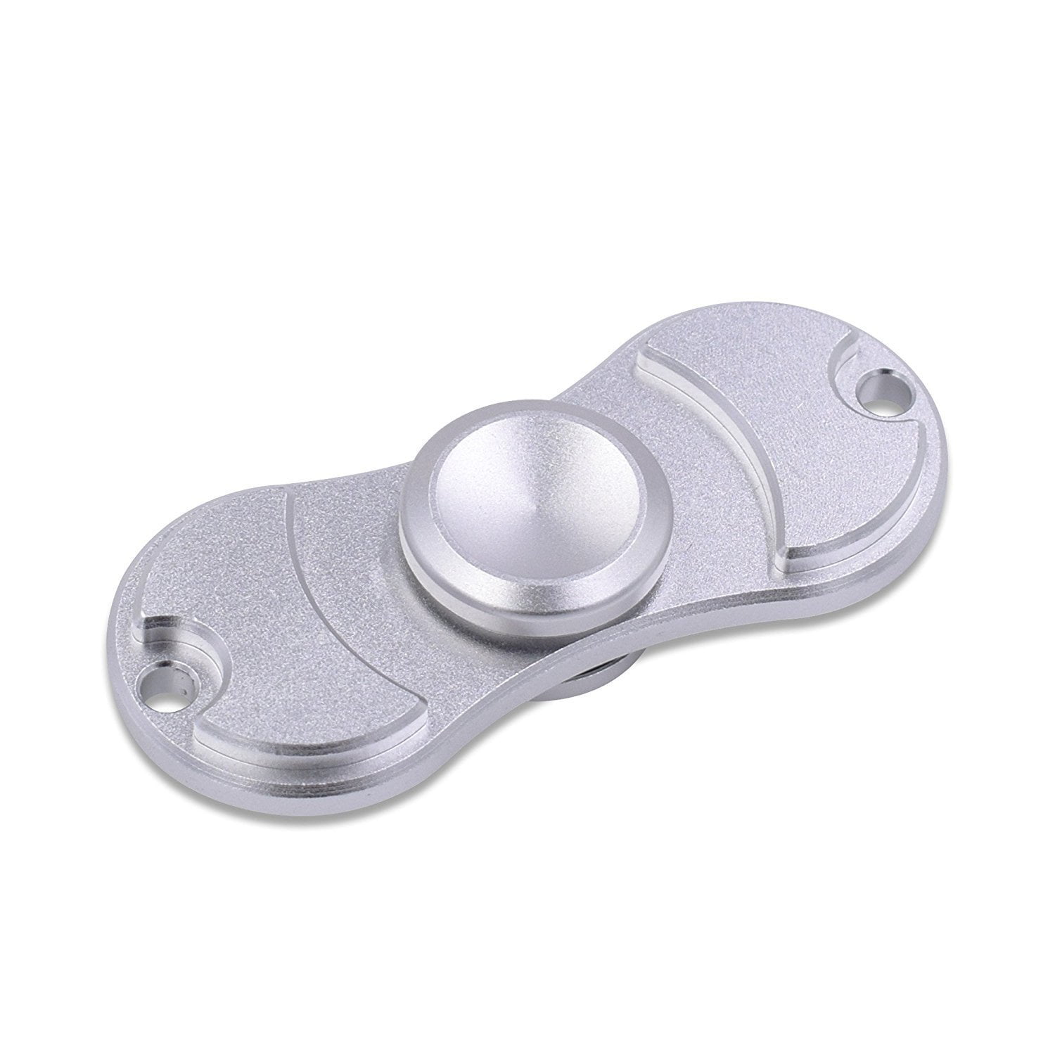 Details about   Black Silver Fidget Spinner Toy Boys Girls Adults Kids ADHD Focus Stress Metal 