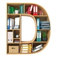 thumbnail image 1 of Fiudx Colgante con Alfabeto, Adorno Acrílico para Colgar, Decoración para Amantes de La Biblioteca, Adorno para Árbol de Navidad, Regalo Multiusos de Invierno, Incluye Cordón para Colgar, Tamaño de 8, 1 of 1