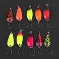 thumbnail image 3 of Señuelos de metal Fugacal 10 piezas Cómodos de usar para pesca, 3 of 8