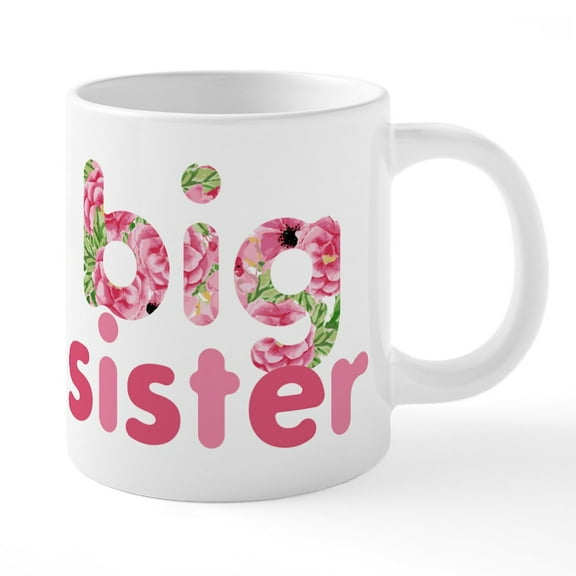 CafePress - Big Sister Mugs - 20 Oz White Ceramic Mega Mug