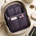 thumbnail image 4 of Multi Pocket Backpack Insert Organizer Lightweight Shoulder Bag Divider Gray Tone, 4 of 5