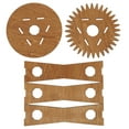 thumbnail image 2 of Bracelet Braiding Disc, Pine Wood Kumihimo Braiding Disk Elegant  for Hand Rope, 2 of 7