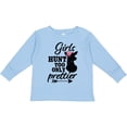 thumbnail image 3 of Inktastic Hunting Girls Hunt Too Only Prettier with Doe and Arrow Girls Long Sleeve Toddler T-Shirt, 3 of 5