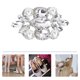 thumbnail image 3 of 1 par de zapatos elegantes hebillas de cristal hebillas de perlas decorativas boda boda hebillas, 3 of 6
