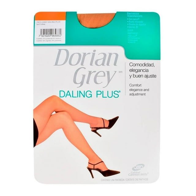 Pantimedia Dorian Grey Daling Plus para Mujer, Natural Beige Talla EG