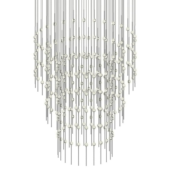 Sonneman 2174.13C Constellation Centaurus Pyramid 3 Light 48" Wide Led Abstract Chandelier