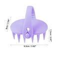 thumbnail image 2 of 2 Pcs Massage Comb Shampoo Brush Scalp Care Products for Hair Growth and Anti-Dandruff Blue Purple Resin, 2 of 7